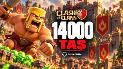 Clash of Clans - 14000 Taş