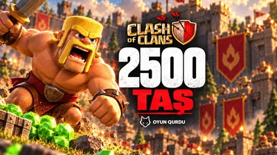 Clash of Clans - 2500 Taş