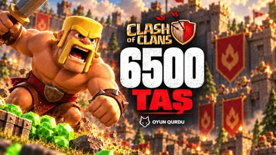Clash of Clans - 6500 Taş