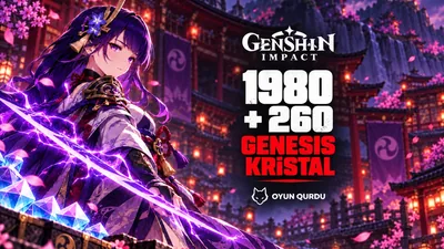 Genshin Impact - 1980 + 260 Genesis Kristal