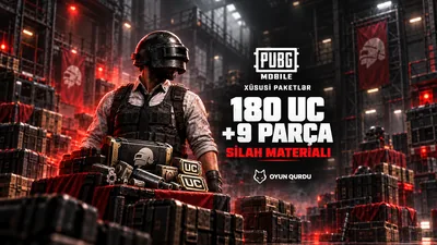180 UC + 9 Parçacık (Geliştirilmiş Silah Malzemeleri Paketi)