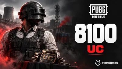 PUBG Mobile UC - 8100 UC