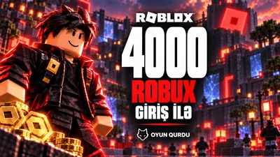Roblox - 4000 Robux (Giriş ilə)