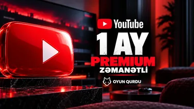 YouTube Premium - 1 ay (zəmanətli)